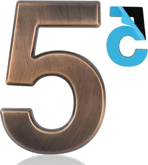 2 inch metal house letters|4 inch adhesive house numbers.